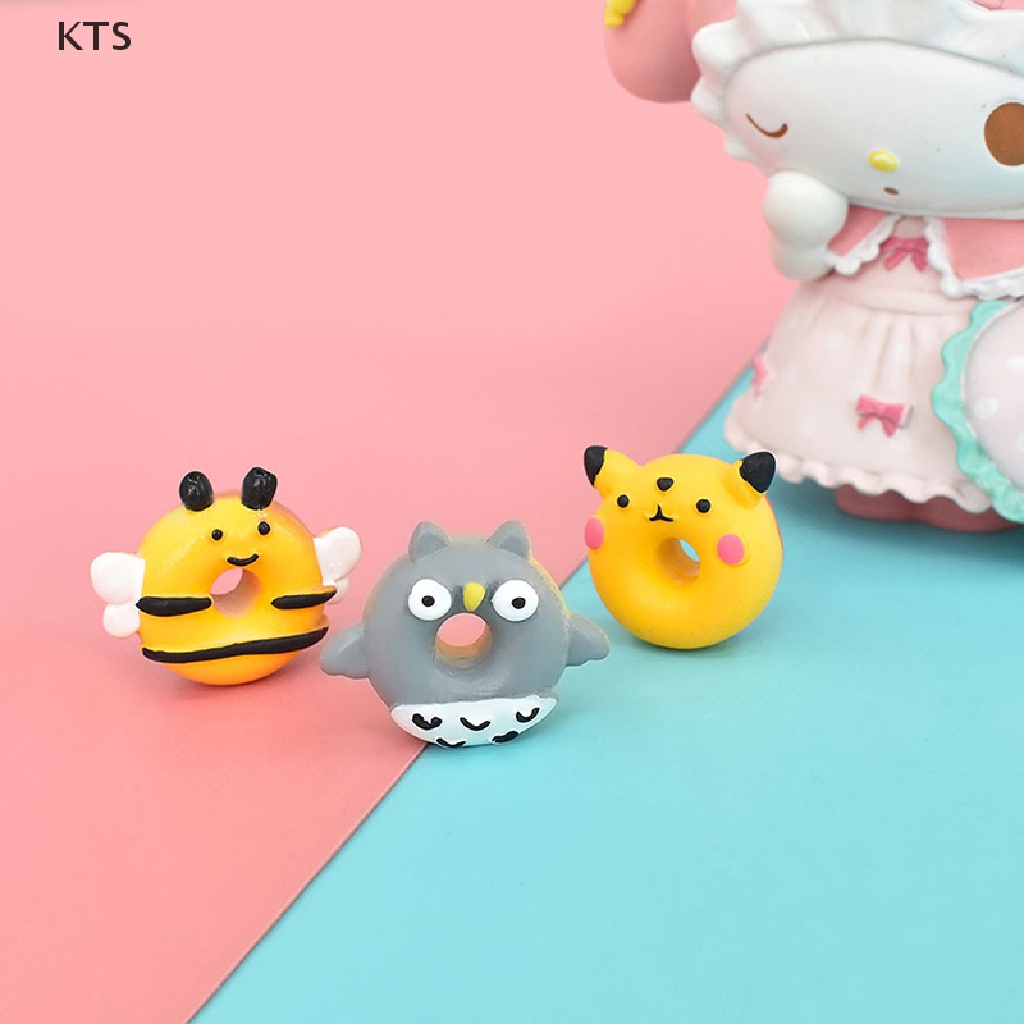 Set 5 Mô Hình Bánh Donut Dễ Thương Dùng Để Trang Trí Nhà Búp Bê