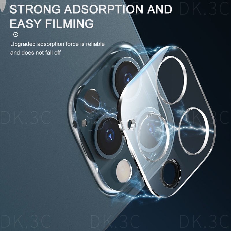Kính Cường Lực Bảo Vệ Camera Sau 3D Cho iPhone 15 14 13 12 11 Pro Max Mini / 15 14 Plus