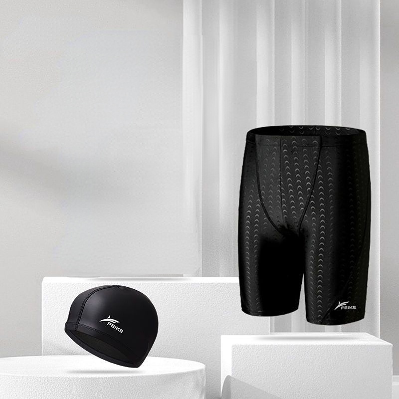 Bộ Đồ Bơi / Kính Bơi / Mũ Bơi Giả Da Cá Mập Nhanh Khô Chuyên Nghiệp Cho Nam