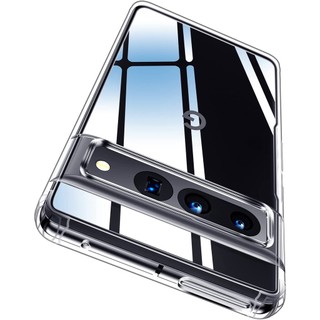 Dành cho Google Pixel 7 7a 8 9 8a 6a 6 Pro 5a 4a 5g Vỏ silicon TPU trong suốt pha lê siêu mỏng