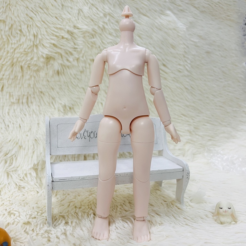Búp Bê BJD 1 / 6 20 Khớp Xoay Bằng Da Trắng / Hồng Xinh Xắn