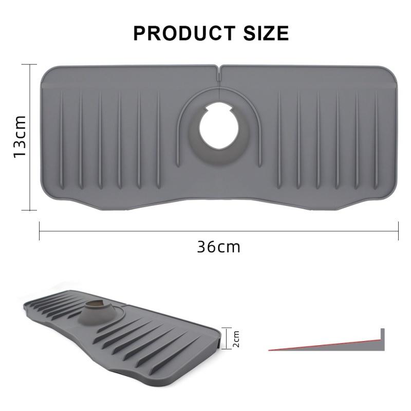 Thảm Silicone Phơi Khô Vòi Nước Nhà Bếp Tiện Dụng