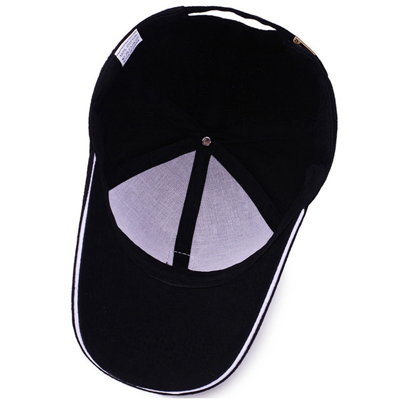 Mũ Lưỡi Trai Cotton Màu Trơn Đơn Giản Thời Trang Cho Nam