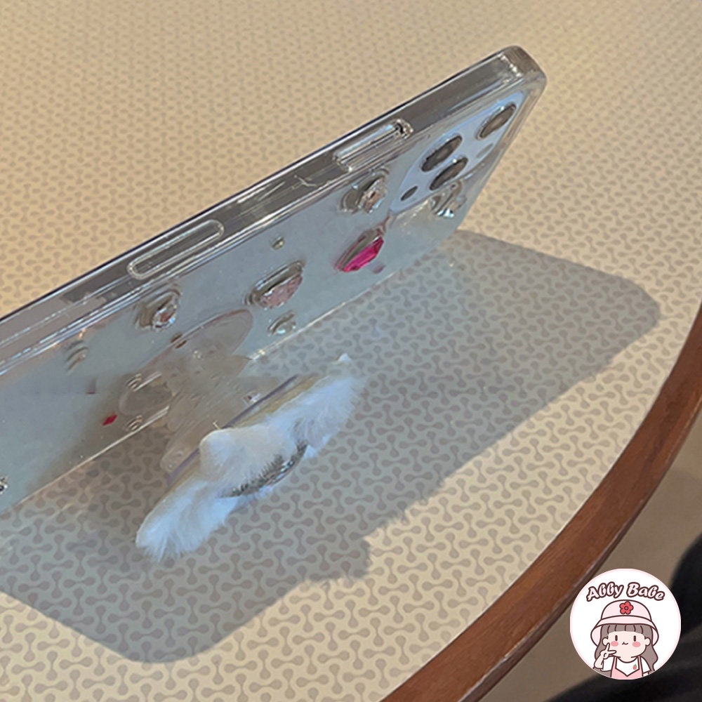 Ốp Điện Thoại TPU Mềm Đính Đá Giả Kim Cương 3D Chống Sốc Chống Dấu Vân Tay Cho IPhone 14 Pro Max 13 12 11 Pro Max