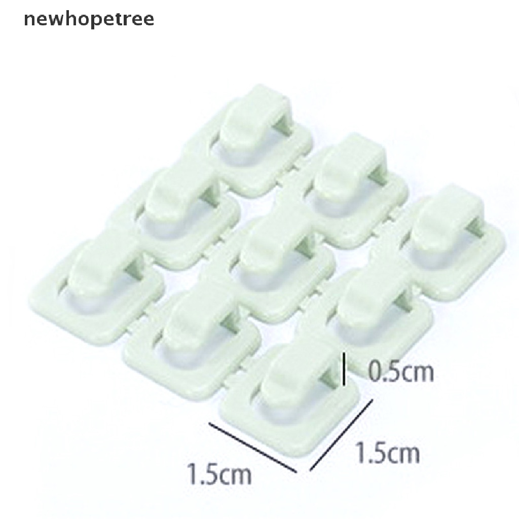 Bộ 18 Kẹp Cố Định Dây Cáp Gọn Gàng Gắn Tường Tiện Dụng