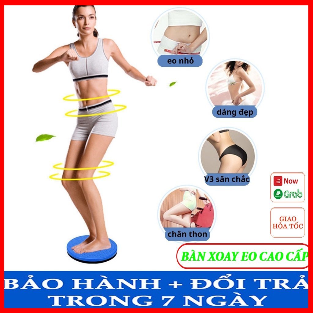 Bàn xoay eo đôi thông minh 360 độ bằng sắt tập thể dục aerobic giảm cân mỡ bụng hàng cao cấp giá rẻ 1