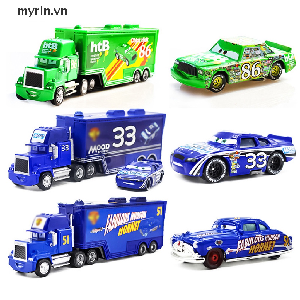 DISNEY Mô Hình Xe Tải Pixar Cars 3 Bằng Kim Loại