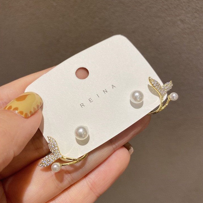 Khuyên Tai Nữ Đính Ngọc Thời Trang Hàn