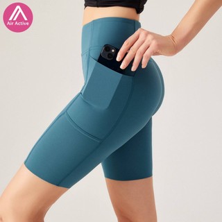 Quần short legging thể thao có túi bên hông