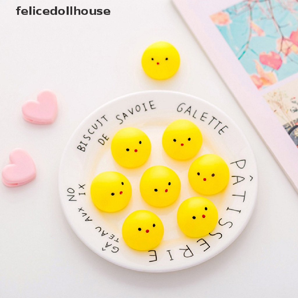 1 Đồ Chơi Mochi Giảm Căng Thẳng Hình Gà Ngộ Nghĩnh