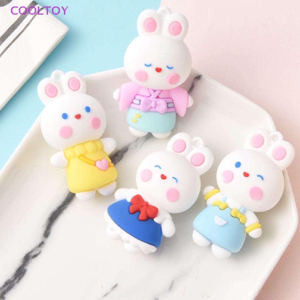 Móc Khóa Hình Thỏ Hoạt Hình Xinh Xắn Đáng Yêu