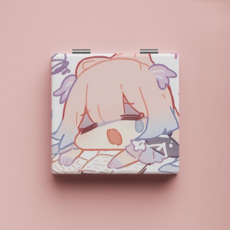 Gương Trang Điểm Gấp Gọn Genshin Va Chạm Kamisato Ayaka Yae Miko Sangonomiya Kokomi Ningguang