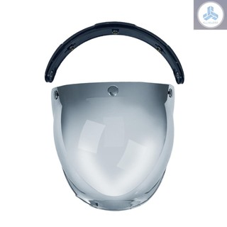3-Snap Bubble Wind Shield Visor For Biltwell Gringo&Bonanza Motorcycle Helmet