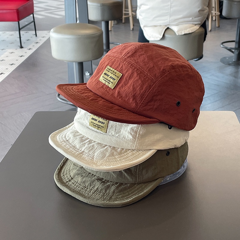 Mũ Lưỡi Trai Vành Ngắn Mềm Mại Thoáng Khí Nhanh Khô Phong Cách Nhật Bản Thời Trang Unisex