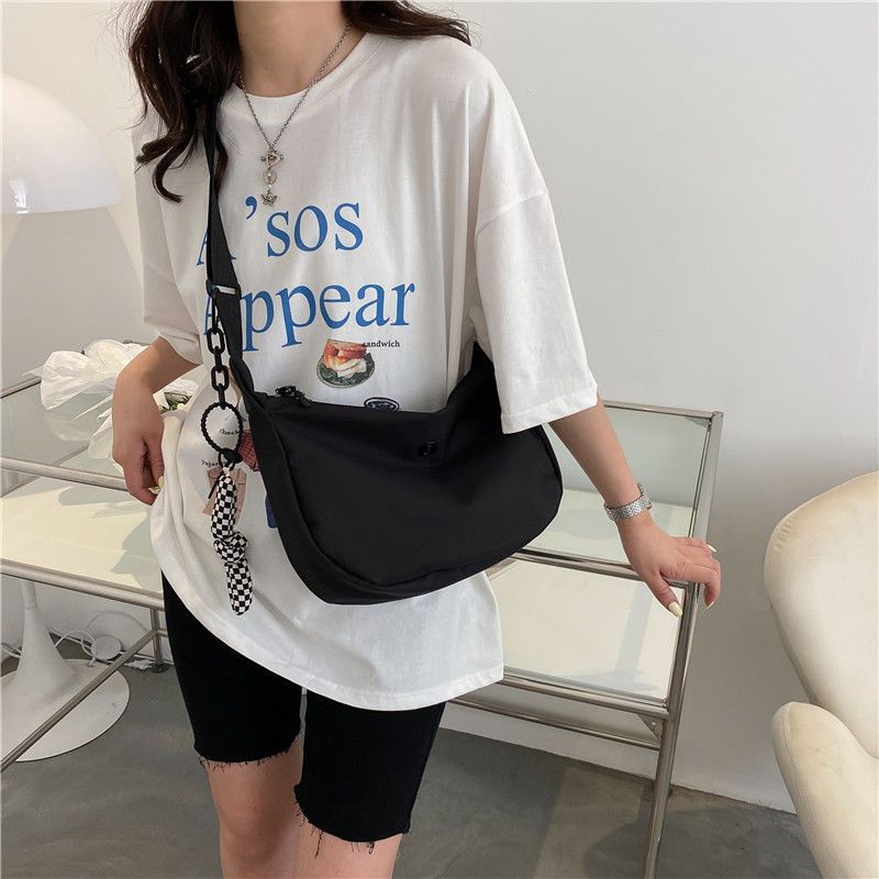 Túi Đeo Chéo Vải Oxford Đơn Giản Thời Trang Nhật Bản Mới Dành Cho Nữ