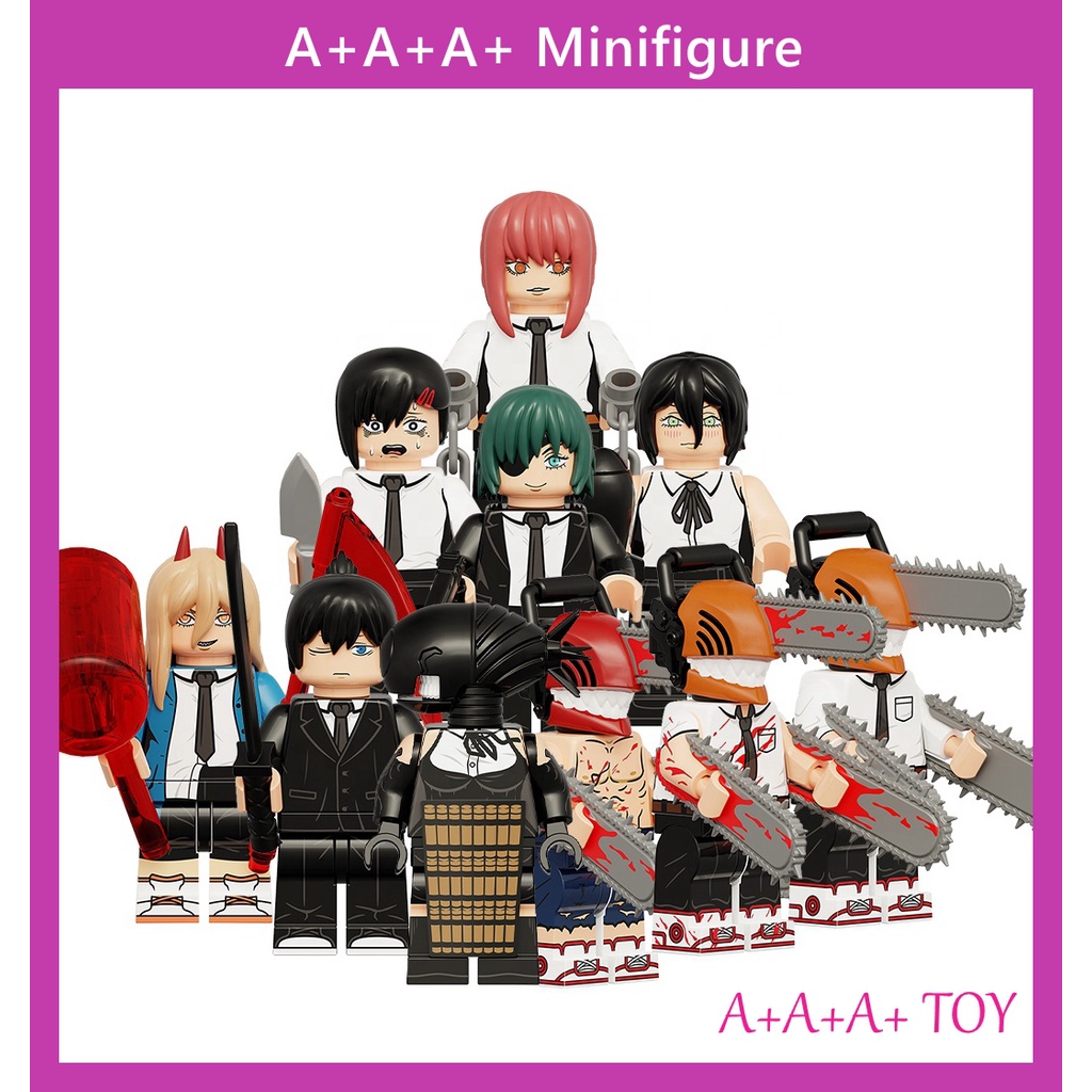 Mô Hình Đồ Chơi Nhân Vật Hoạt Hình Pochita Denji Chainsaw Man Mini KT1067 WM6159
