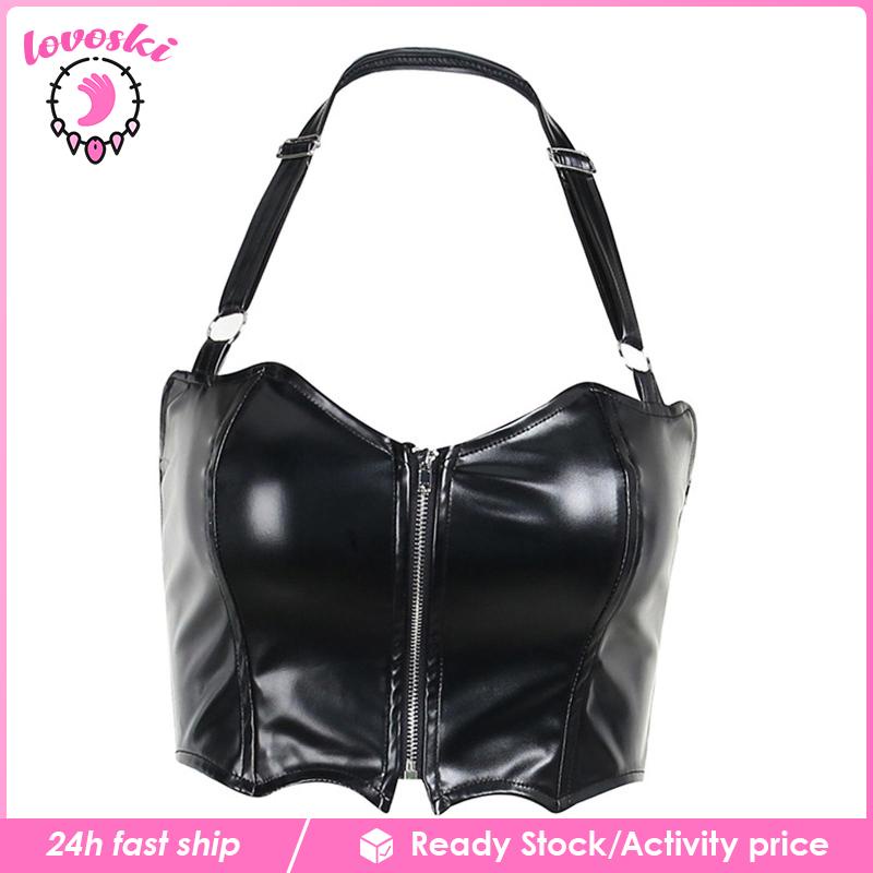 Áo Lửng Hai Dây Phong Cách Halloween Thời Trang Cho Nữ