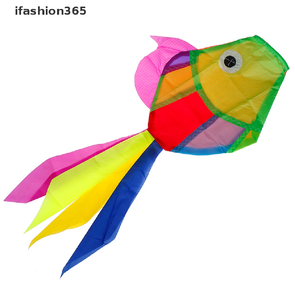 [ifashion365] Đồ Chơi Diều Hình Cá Mưa / Gió Trang Trí Vườn / Ngoài Trời Cho Trẻ Em