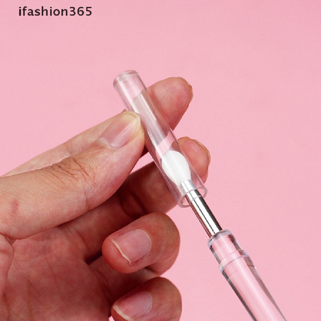 1 Cọ Tô Son Môi Bằng Silicone Kèm Nắp Đậy Chống Bụi ifashion365