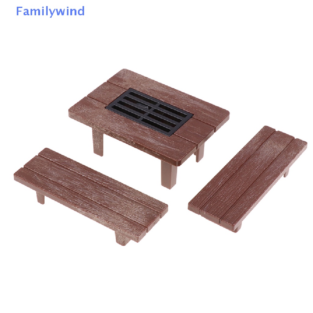 1 Bộ Bàn Ăn + Muỗng + Nĩa + Khay Nướng Bbq Trang Trí Nhà Búp Bê Tỉ Lệ 1: 12