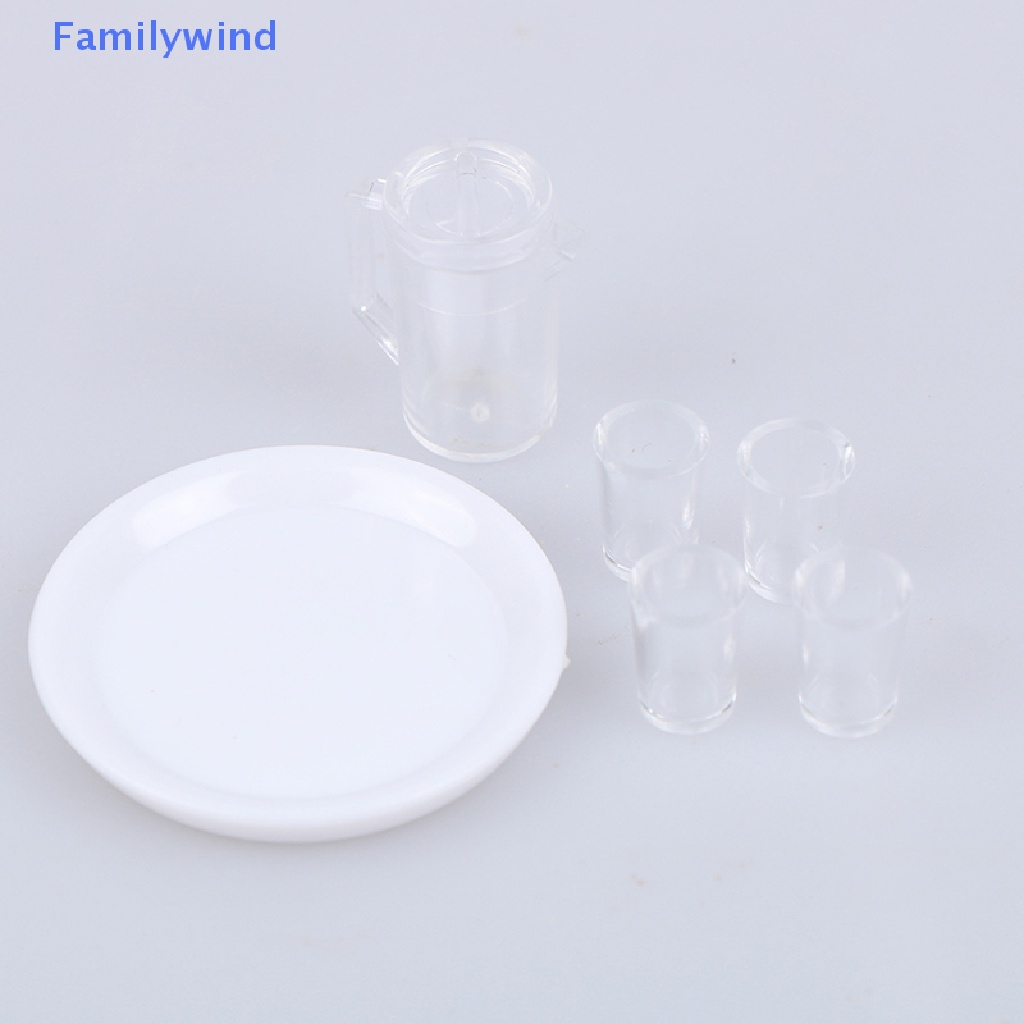 Bộ Khay Đựng Cốc Nước 1 / 12 Dùng Trang Trí Nhà Búp Bê