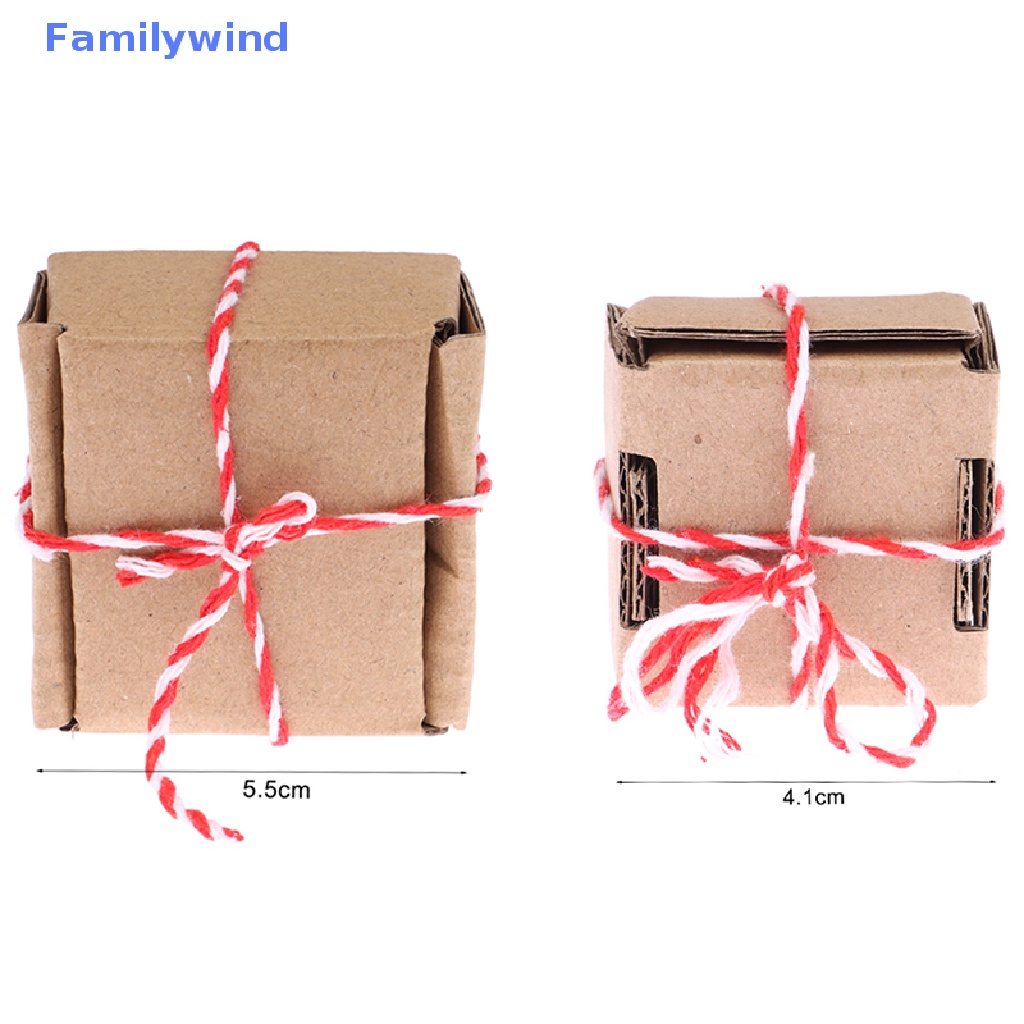 Set 5 Hộp Carton Mini Trang Trí Nhà Búp Bê