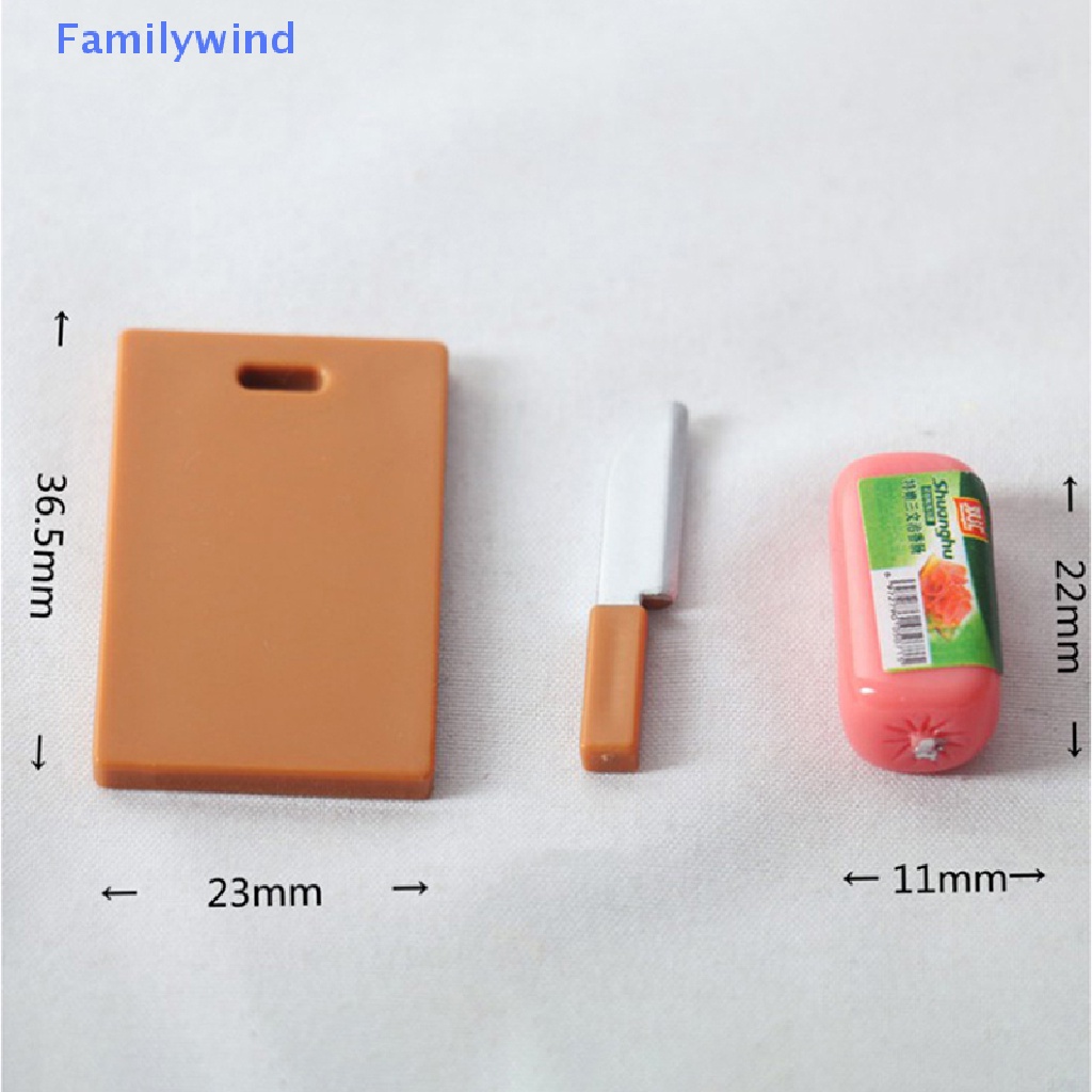 Mô Hình Khối Xúc Xích 1: 12 Trang Trí Nhà Búp Bê