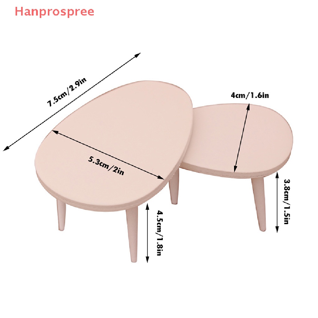 Bàn Cà Phê Hình Tam Giác Trang Trí Nhà Búp Bê Tỉ Lệ 1: 12