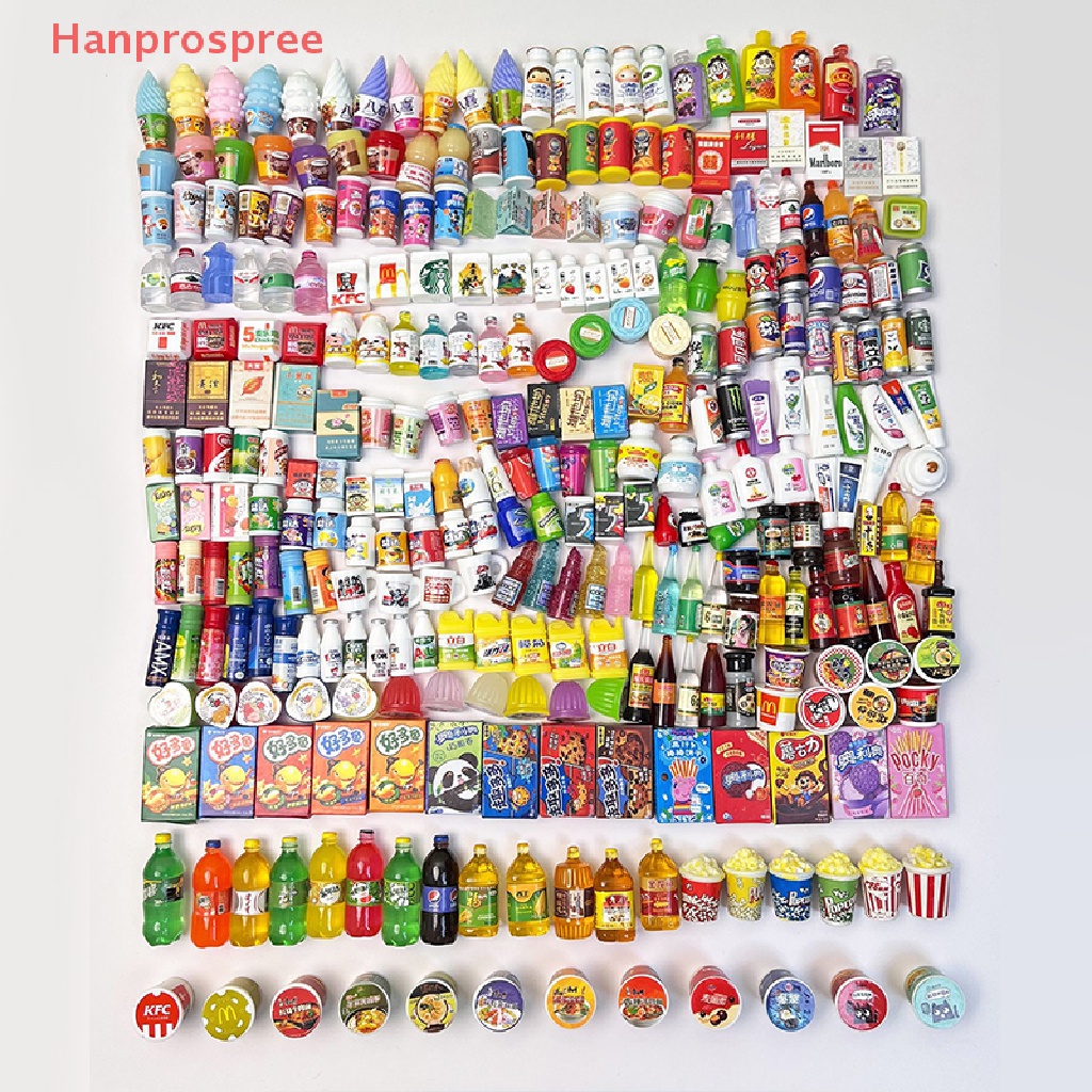 Bộ 5 Bình Nước mini Trang Trí Nhà Búp Bê