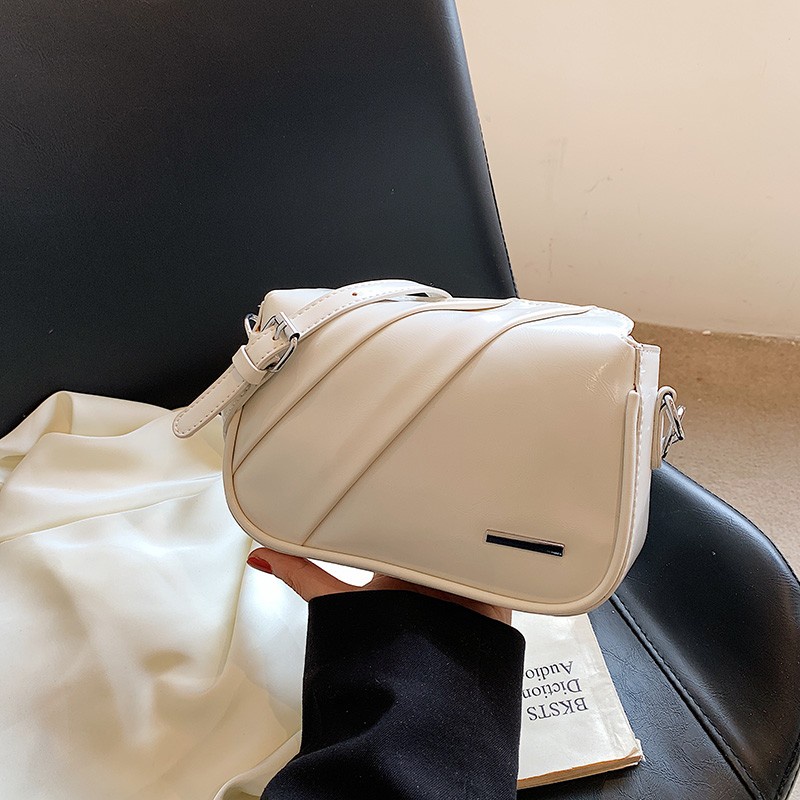 Túi Đeo Vai Hình Vuông Cỡ Nhỏ Có Khóa Kéo Phong Cách Hàn Quốc Thời Trang Cho Nữ