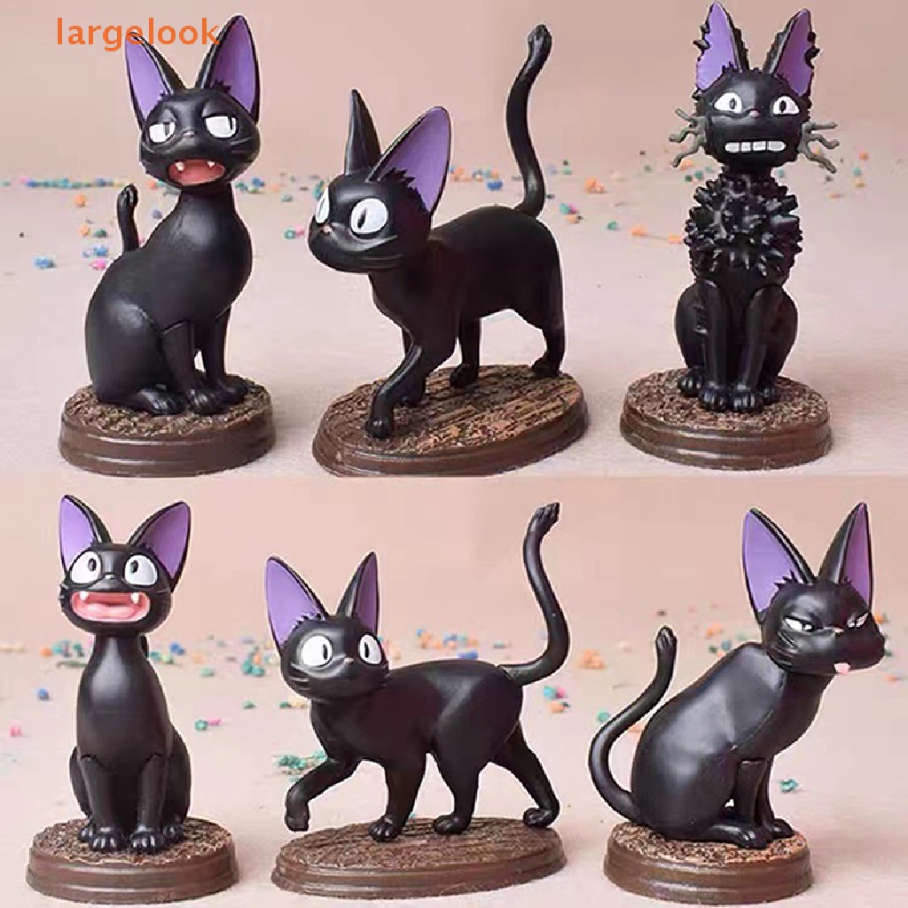 [Lớnlook] Tượng Mèo Đen Anime Jiji Kiki 'S Delivery Service Quà Tặng