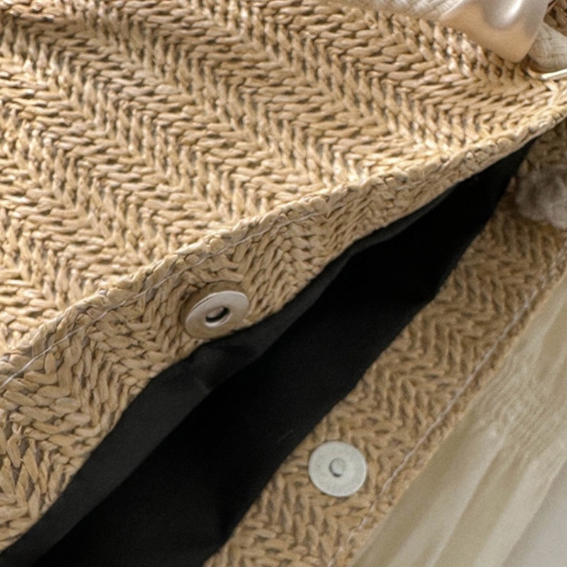 Túi Xách Đeo Vai Đan Cói Cỡ Lớn Thời Trang Nữ Sành Điệu