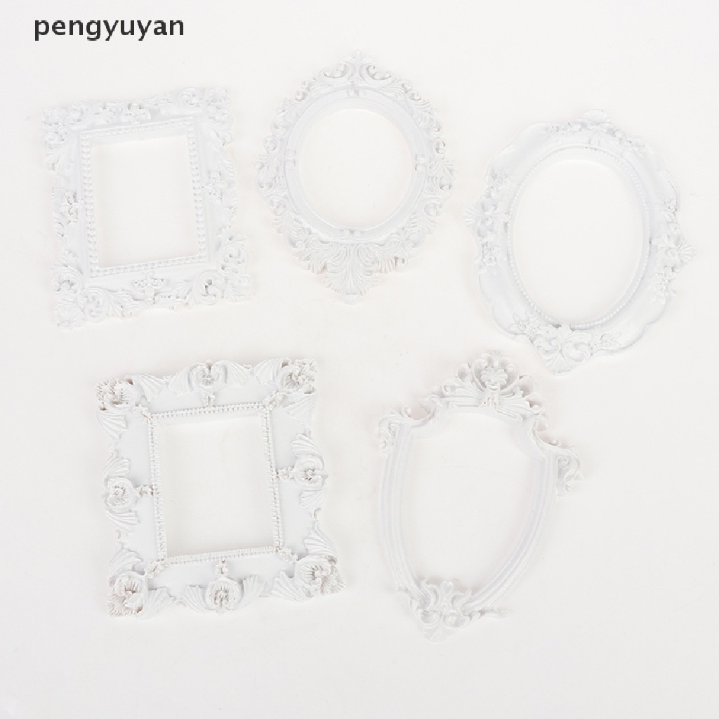 [pengyuyan] Móng Tay Giả Khung Ảnh Mỹ Phẩm Trang Trí Kiểu Châu Âu Retro [Mới]