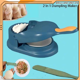 Dụng cụ làm bánh bao 2 trong 1, dụng cụ ép bột bằng tay dụng cụ làm bánh bao, máy làm bánh bao để ép khuôn bọc da bánh bao dụng cụ làm bánh bao