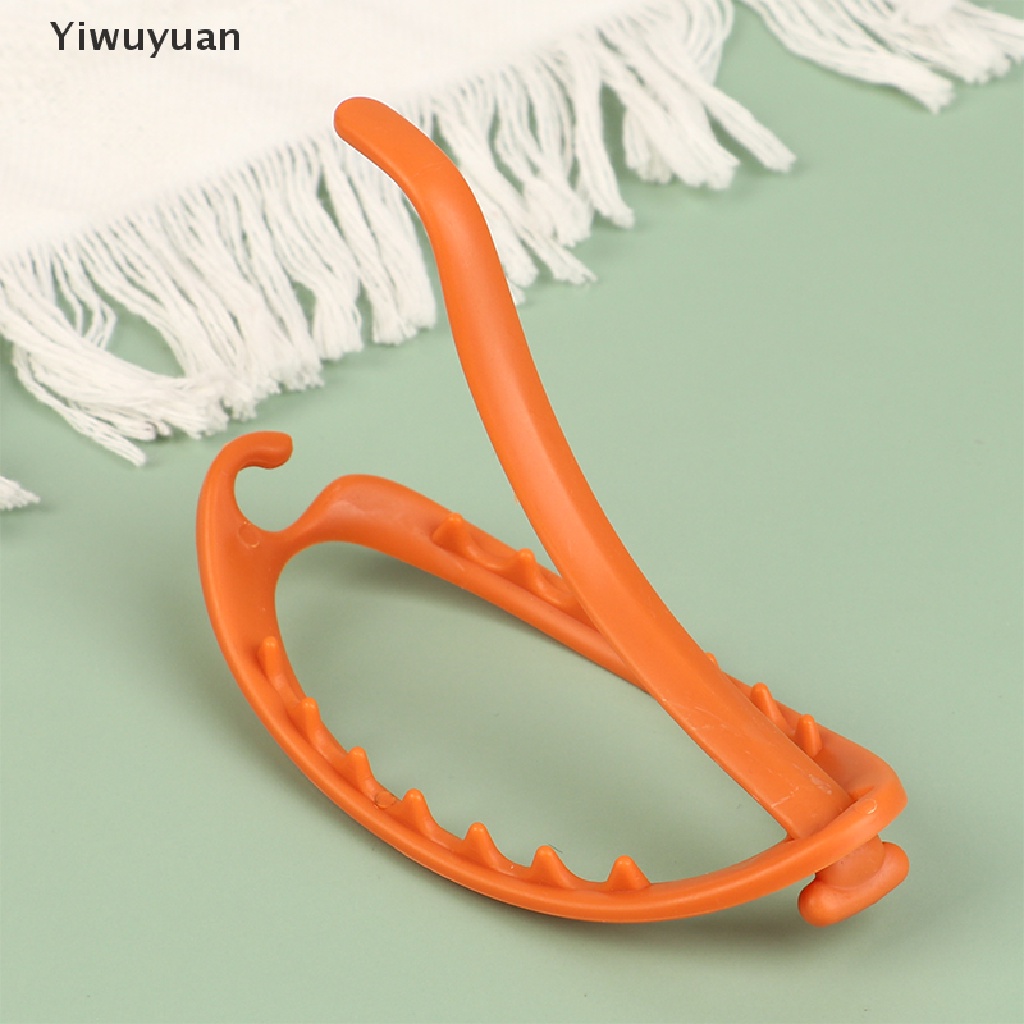 < Yiwuyuan > Kẹp Tóc Mỏ Vịt Bằng Nhựa Cỡ Lớn