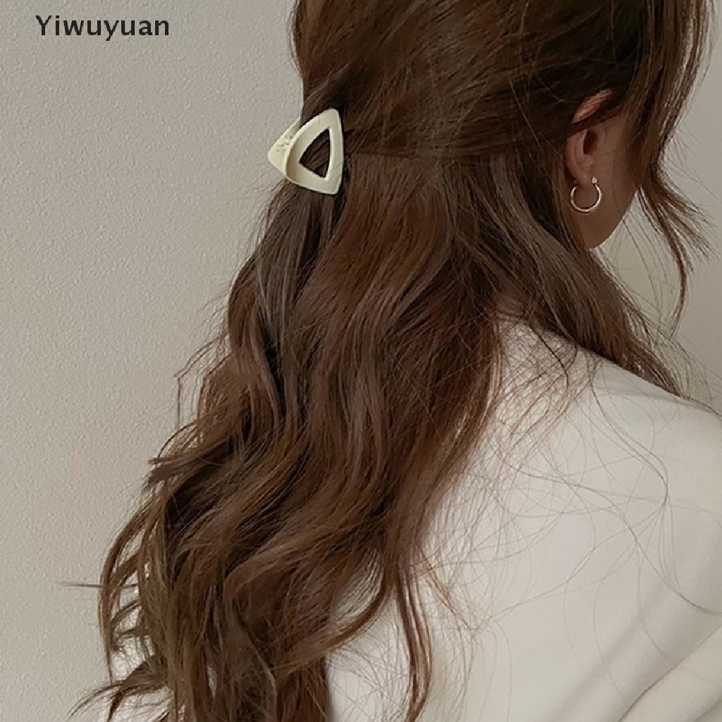 < Yiwuyuan > Kẹp Tóc Đuôi Ngựa Nhỏ Hình Tam Giác Mới Bán Chạy