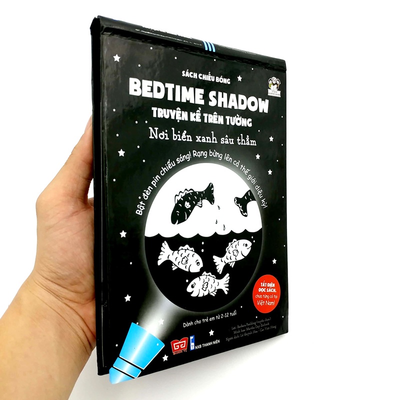 Sách Sách Chiếu Bóng - Bedtime Shadow - Truyện Kể Trên Tường - Nơi Biển Xanh Sâu Thẳm