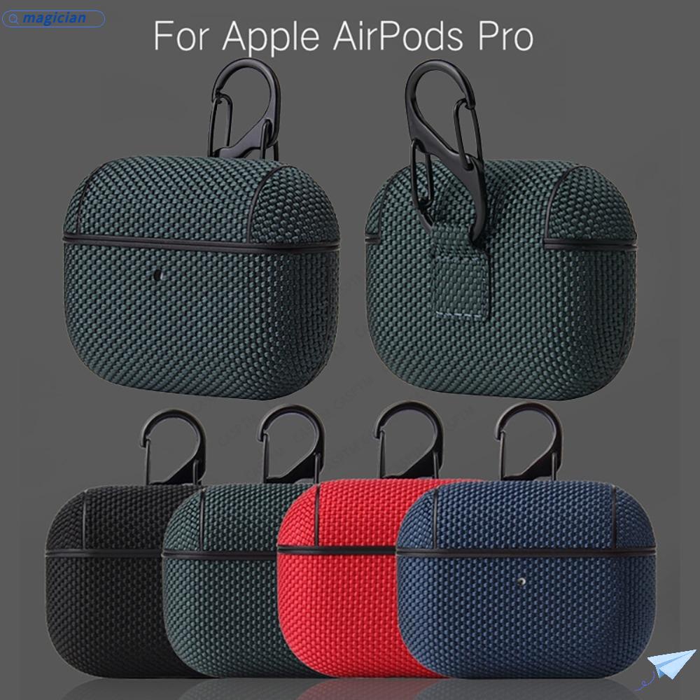 Vỏ Bọc Hộp Sạc Tai Nghe Không Dây Airpods Bằng Vải Dệt Thời Trang Ốp