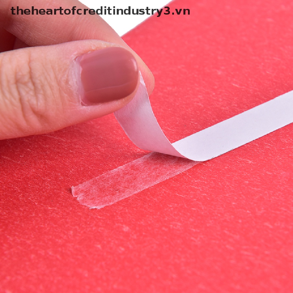 Cuộn Băng Keo Hai Mặt Màu Trắng Siêu Chắc Dài 5M / 8M