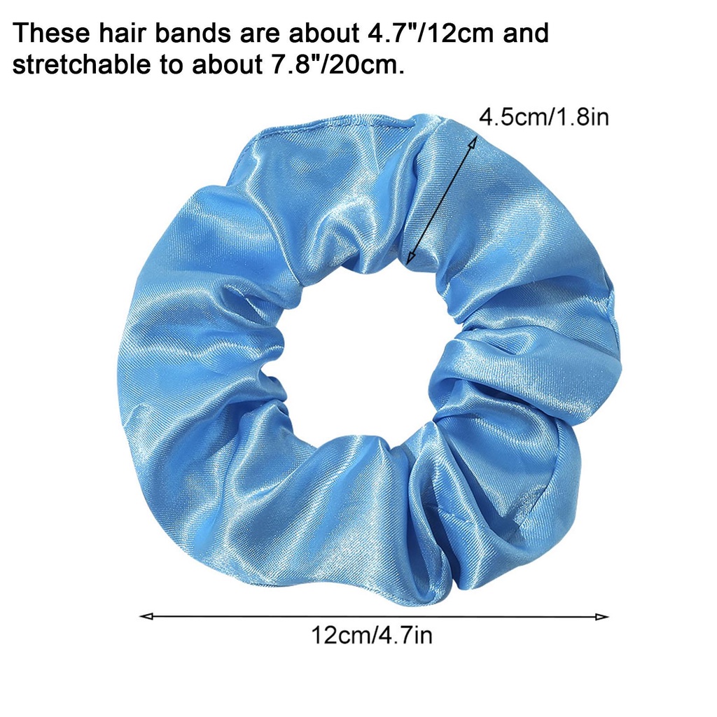 Dây Buộc Tóc Vải Satin Co Giãn Có Đèn LED Phát Sáng Dành Cho Nữ