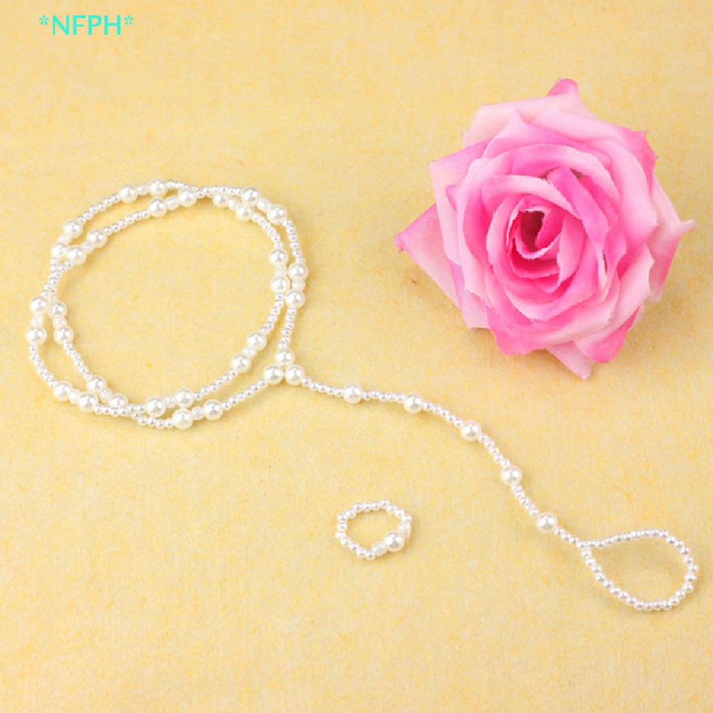 Lắc Chân Đính Ngọc Trai Xinh Xắn Dành Cho Nữ Mới