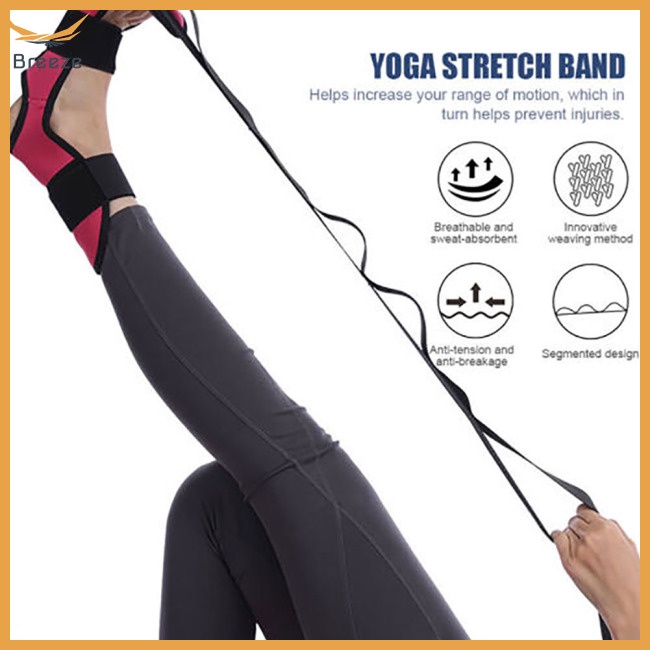 Dây Đai Co Giãn Thoáng Khí Hỗ Trợ Luyện Tập Yoga / Thể Hình