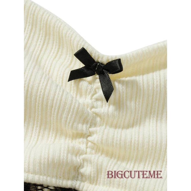 Áo Lửng Hai Dây Phối Ren Họa Tiết Hoa Thời Trang Quyến Rũ Dành Cho Nữ