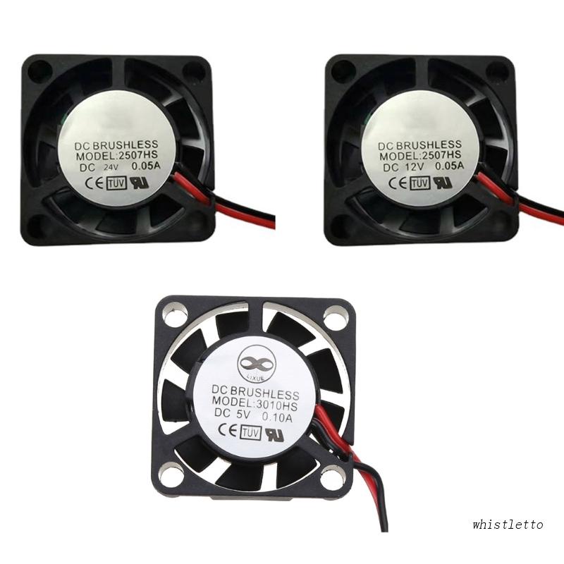 Quạt Tản Nhiệt Thủy Lực Không Chổi Than DC 25mm 5V / 12V / 24V 2507