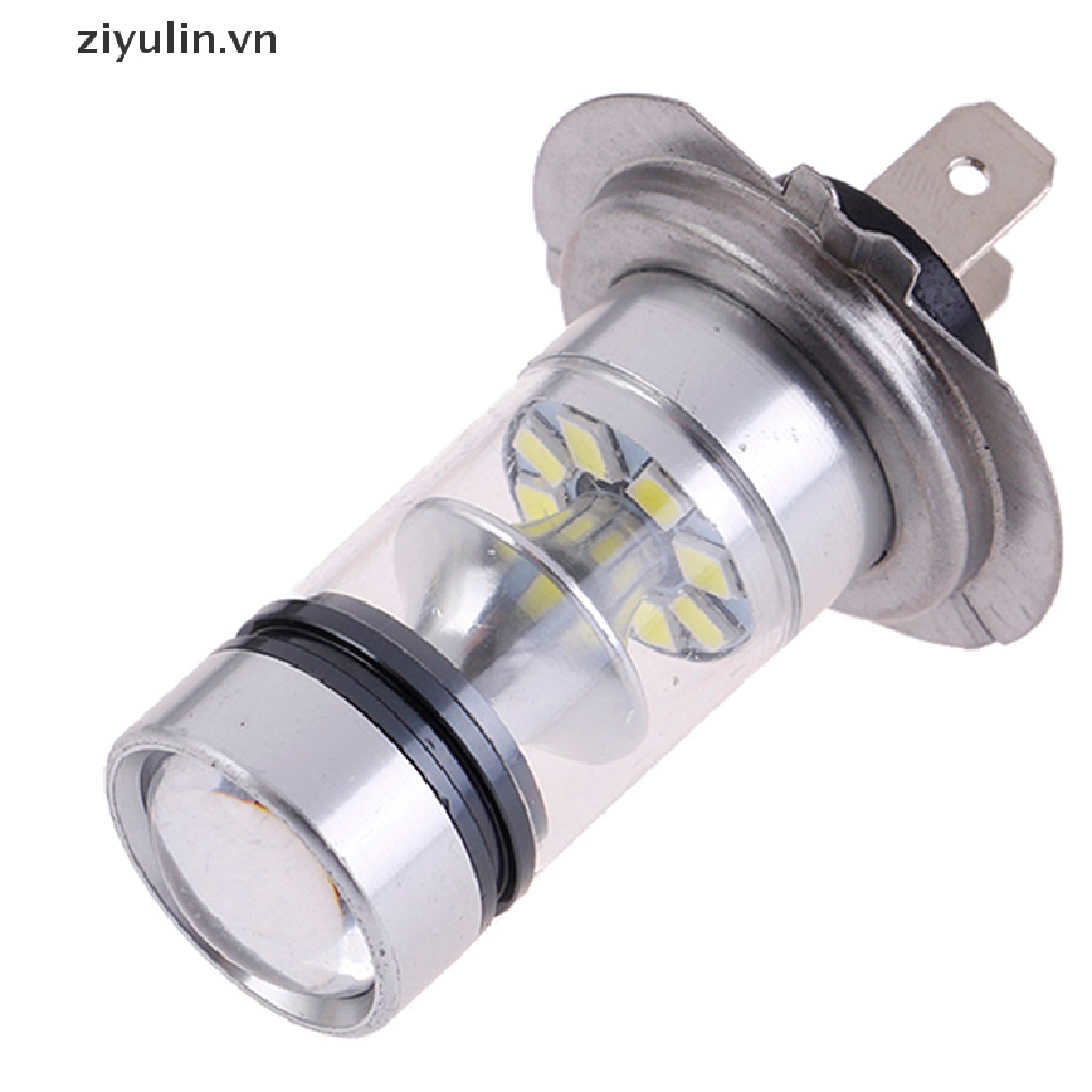 2 Đèn Pha Ô Tô Bóng LED H7 120W 24000LM 6000K