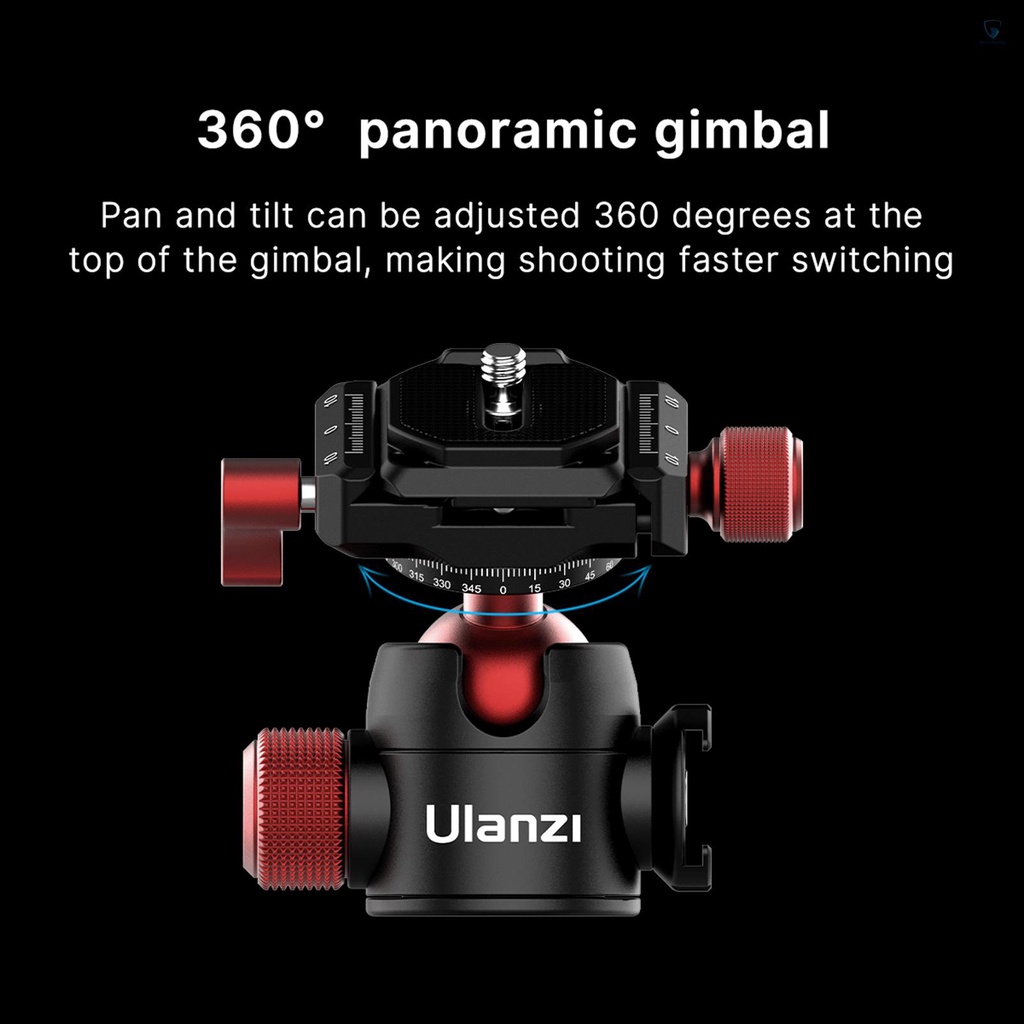 Đầu Bóng Mini Ulanzi U-70 360 Độ Chuyên Dụng Cao Cấp° Giá Đỡ Cố Định Giày Tùy Chỉnh Tiện Dụng