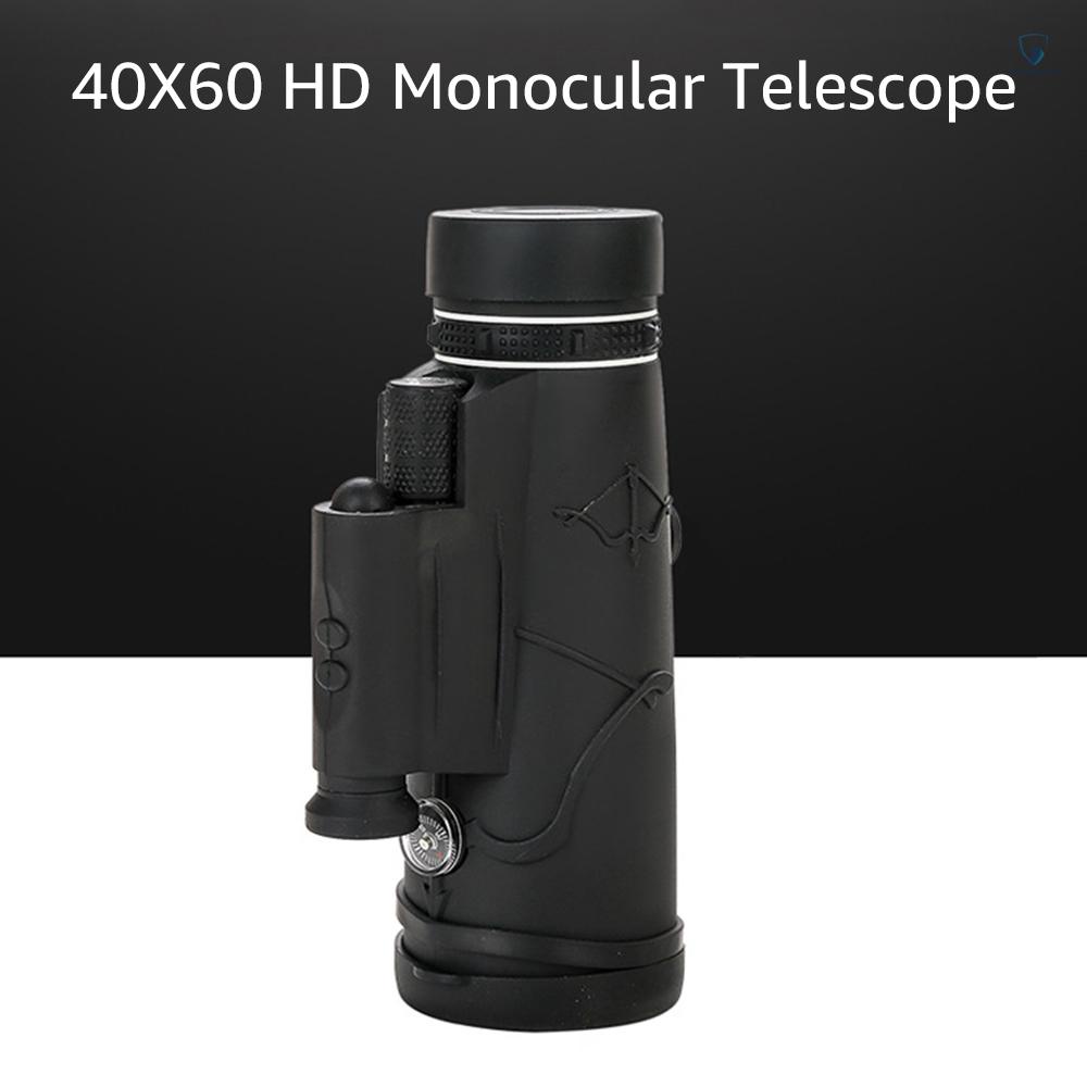 Ống Nhòm Một Mắt HD 40X60 HD Chống Thấm Nước Có Chức Năng Nhìn Ban Đêm Bền Và Trong Suốt FMC Cho Đi Săn / Cắm Trại