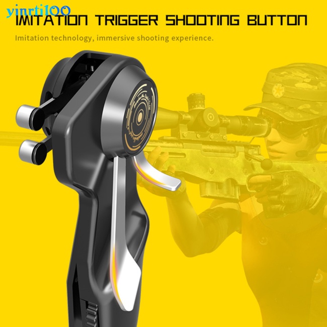 1 Cặp Cò Bấm Kim Loại Gọn Nhẹ 6 Ngón Tay Chơi Game Nhanh Chóng