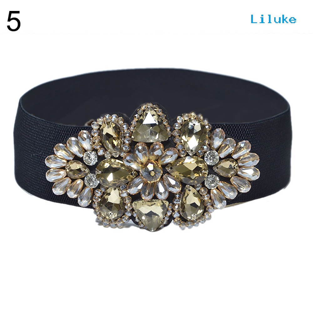 Thắt lưng đính kim cương nhân tạo nhiều màu dành cho nữ