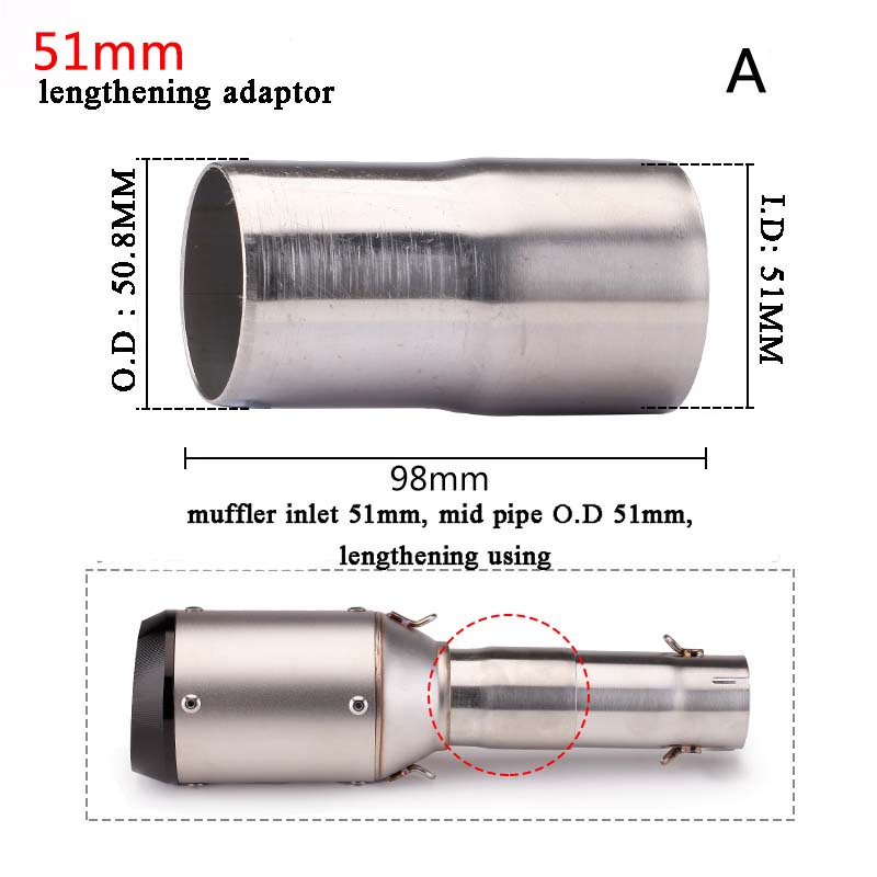 Đầu Nối Giảm Thanh 51 / 60MM Chất Lượng Cao